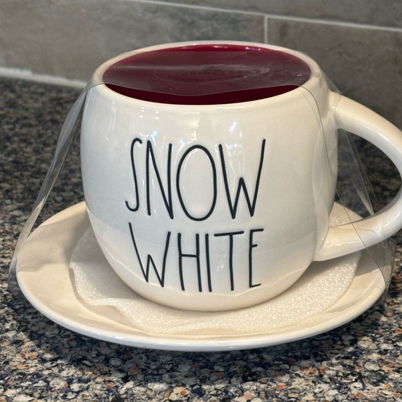 Other - ❄️Rae Dunn “SNOW WHITE” teacup and saucer-new in original packaging